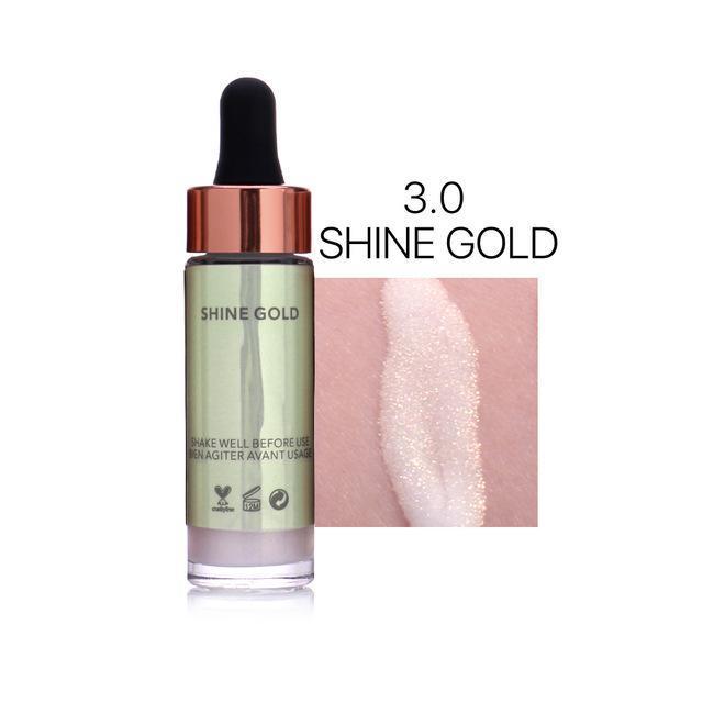 O.TWO.O Liquid Highlighter Make Up Highlighter Cream Concealer Shimmer Face Glow Ultra-concentrated illuminating bronzing drops-6051A3SHI-JadeMoghul Inc.