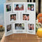 "Our Story" Multiple Opening Photo Frame - Table Top - 3 Panel Walnut Brown Finish (Pack of 1)-Personalized Gifts By Type-JadeMoghul Inc.