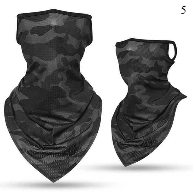 Ourdoor Ice Silk Triangle Scarf Cycling Bandana Hiking Camping Hunting Running Army Bicycle Military Tactical Neck Gaiter AExp