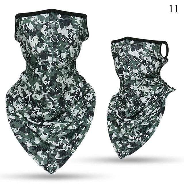 Ourdoor Ice Silk Triangle Scarf Cycling Bandana Hiking Camping Hunting Running Army Bicycle Military Tactical Neck Gaiter AExp