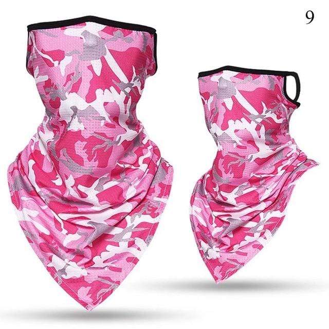 Ourdoor Ice Silk Triangle Scarf Cycling Bandana Hiking Camping Hunting Running Army Bicycle Military Tactical Neck Gaiter AExp