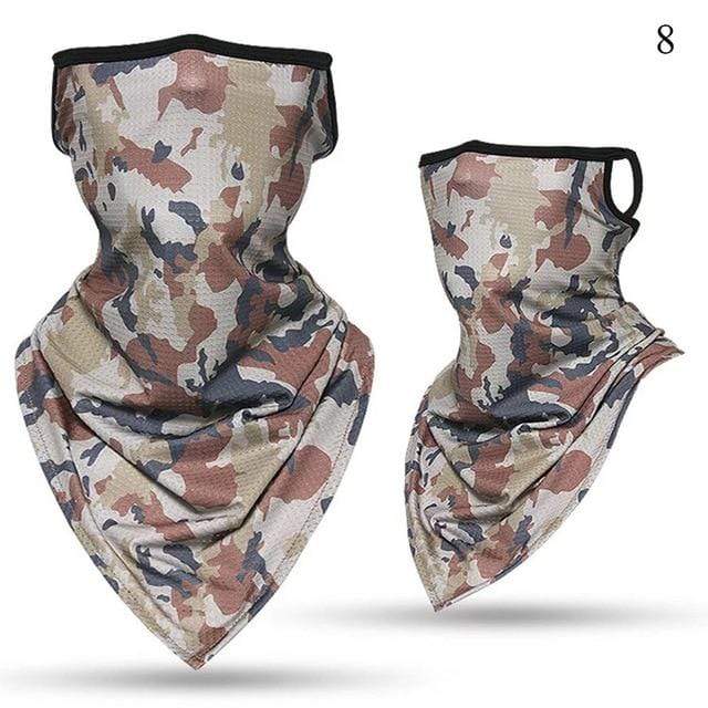 Ourdoor Ice Silk Triangle Scarf Cycling Bandana Hiking Camping Hunting Running Army Bicycle Military Tactical Neck Gaiter AExp
