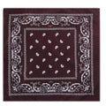 outdoor Bandana Square Scarf 55cm*55cm Black Red Paisley Headband Printed For Women/Men/Boys/Girls JadeMoghul Inc. 