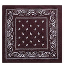 outdoor Bandana Square Scarf 55cm*55cm Black Red Paisley Headband Printed For Women/Men/Boys/Girls JadeMoghul Inc. 