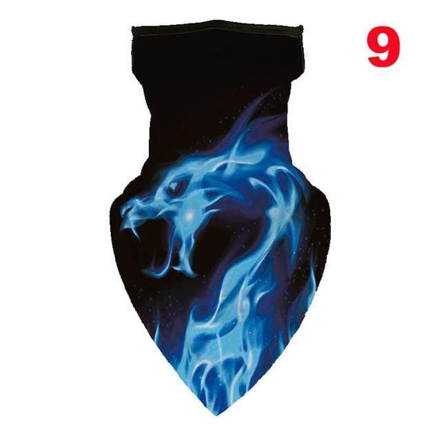 Outdoor Breathable Anti-UV printing UV Protection Sun Protection Bike Cycling Face Cover Bandana Scarf Mask AExp