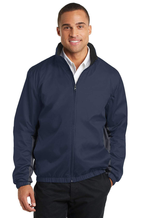 Outerwear Port Authority  Core Colorblock Wind Jacket. J330 Port Authority
