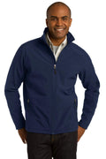 Port Authority Core Soft Shell Jacket. J317-Outerwear-Dress Blue Navy-6XL-JadeMoghul Inc.