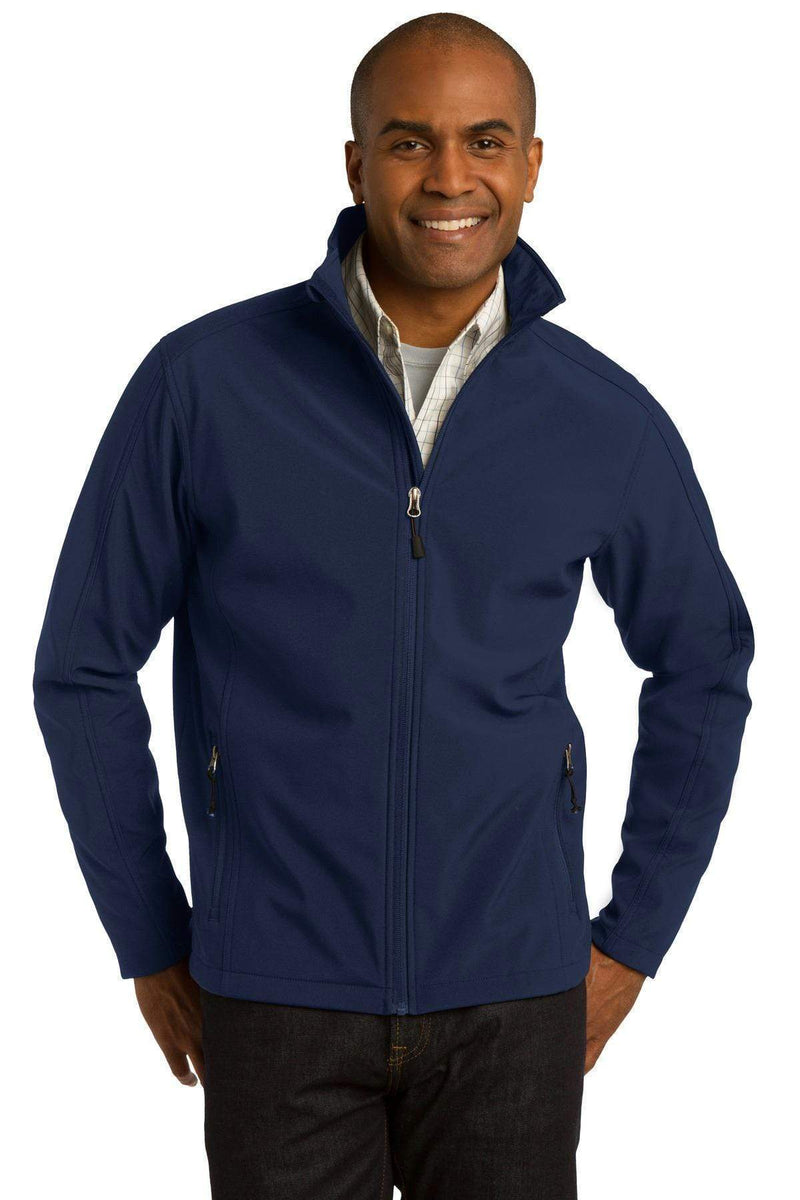 Port Authority Core Soft Shell Jacket. J317-Outerwear-Dress Blue Navy-6XL-JadeMoghul Inc.