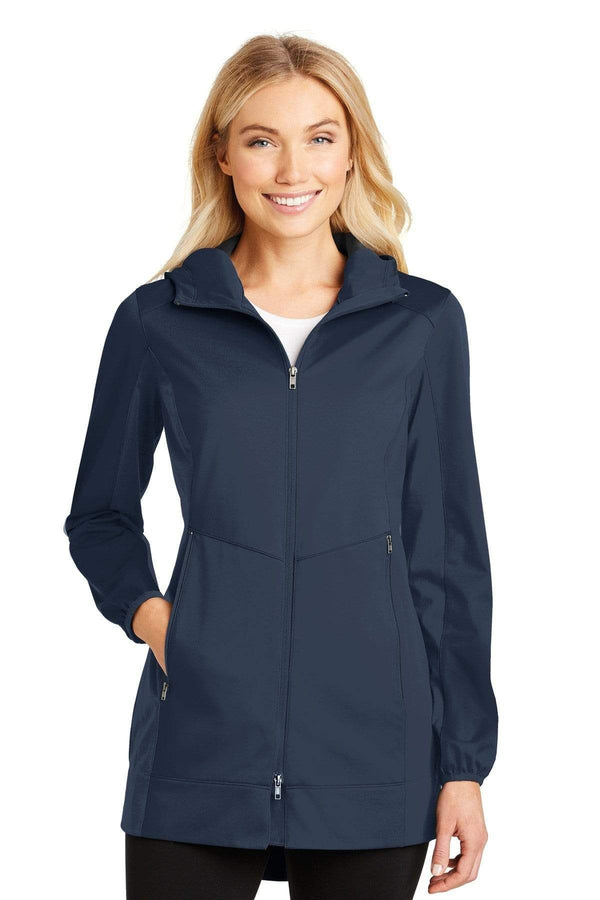 Outerwear Port Authority Ladies Active Hooded Soft Shell Jacket L7198253 Port Authority