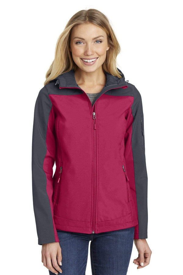Outerwear Port Authority Ladies Hooded Core Soft Shell Jacket L33518213 Port Authority