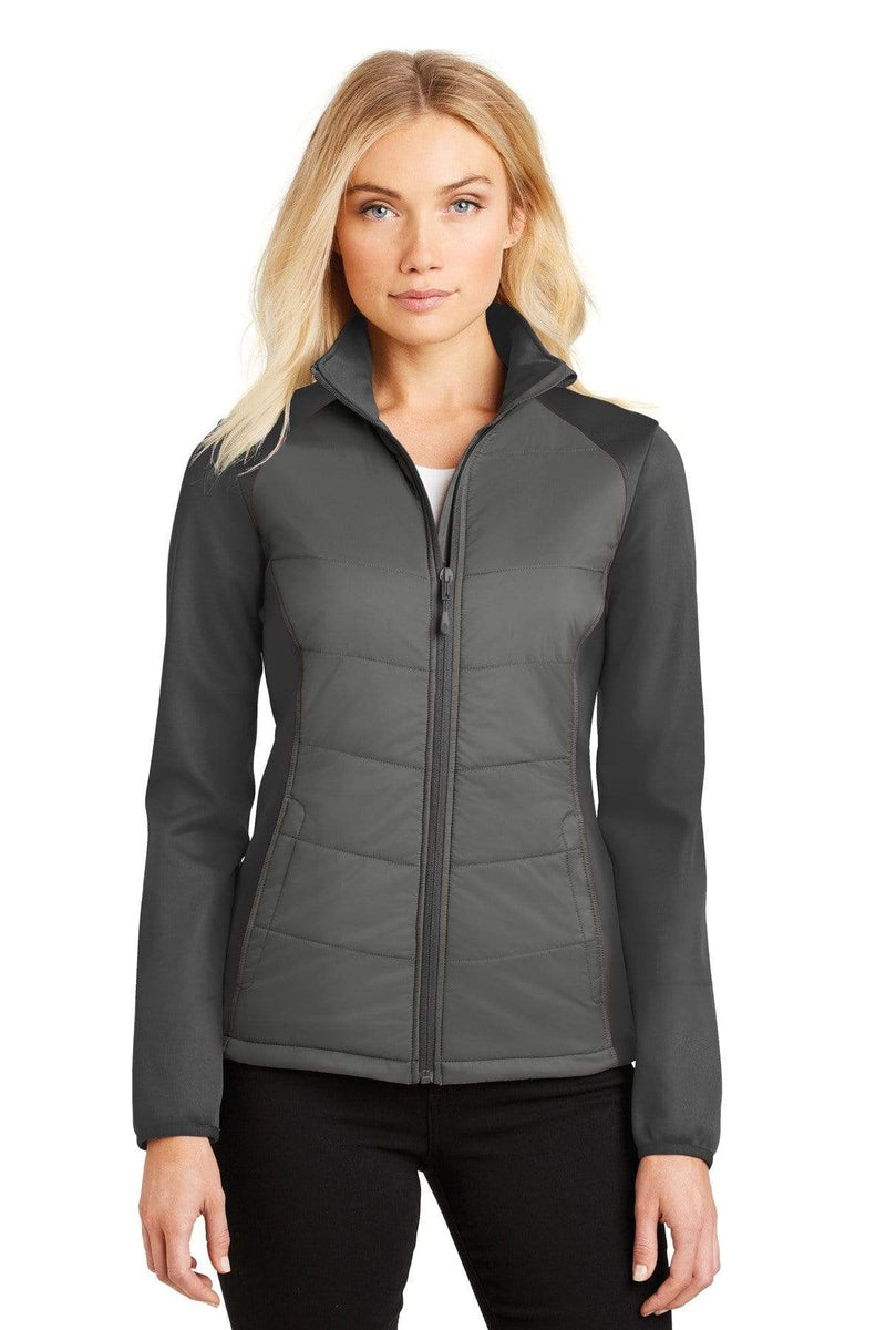 Outerwear Port Authority Ladies Hybrid Soft Shell Jacket L78710133 Port Authority
