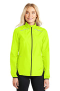 Outerwear Port Authority Ladies Zephyr Reflective Hit Full-Zip Jacket. L345 Port Authority