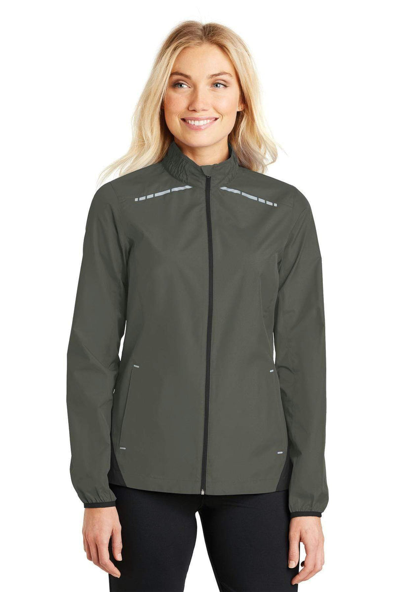 Outerwear Port Authority Ladies Zephyr Reflective Hit Full-Zip Jacket. L345 Port Authority