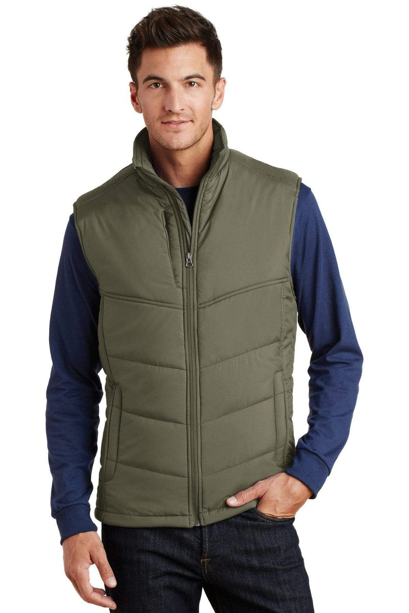 Outerwear Port Authority Puffer Vest Jacket J7091354 Port Authority