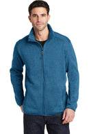 Outerwear Port Authority Sweater Fleece Jacket F23210315 Port Authority