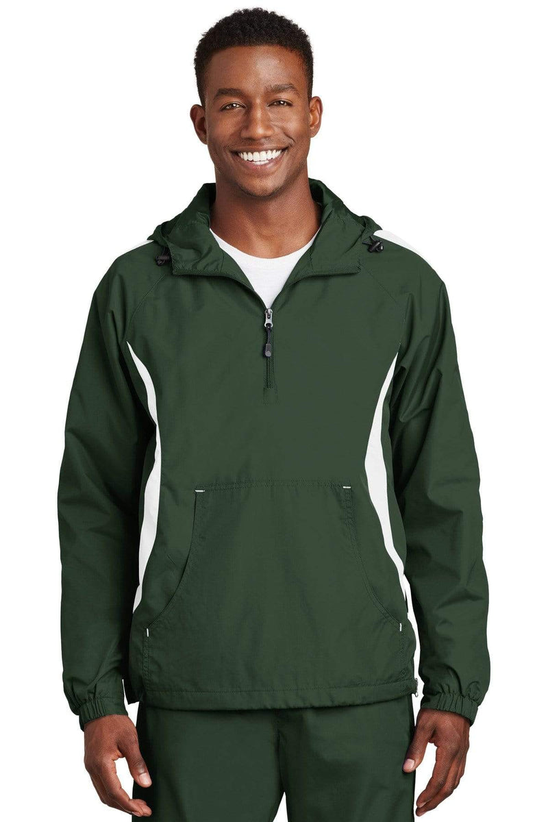 Outerwear Sport-Tek Anorak Jacket JST638141 Sport-Tek