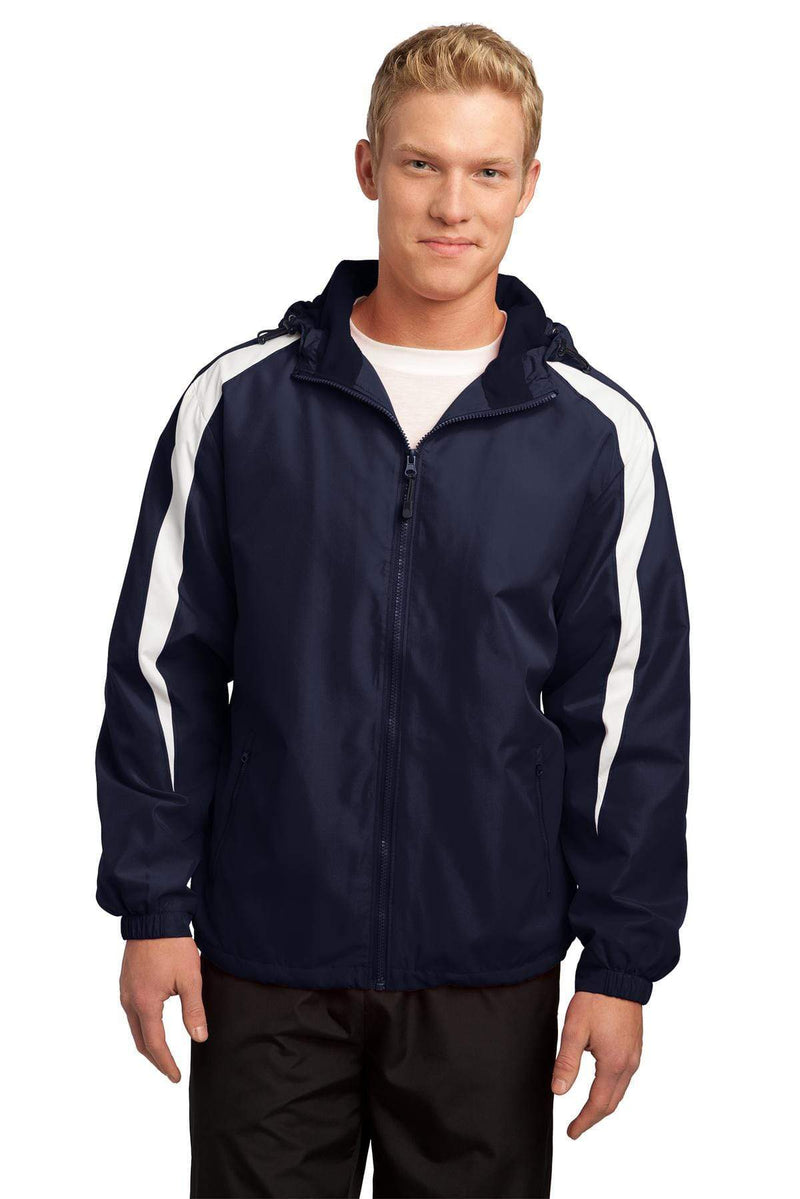 Outerwear Sport-Tek Colorblock Fleece Lined Jacket JST817605 Sport-Tek