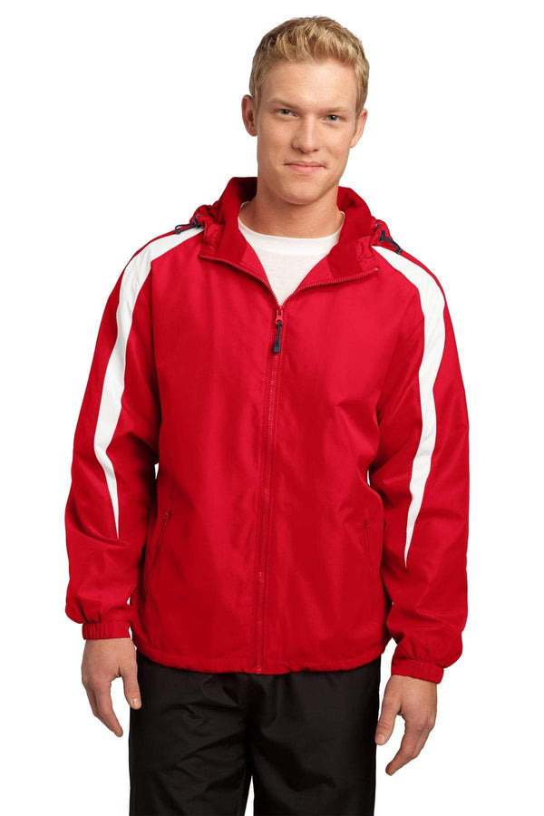 Outerwear Sport-Tek Colorblock Fleece Lined Jacket JST817665 Sport-Tek