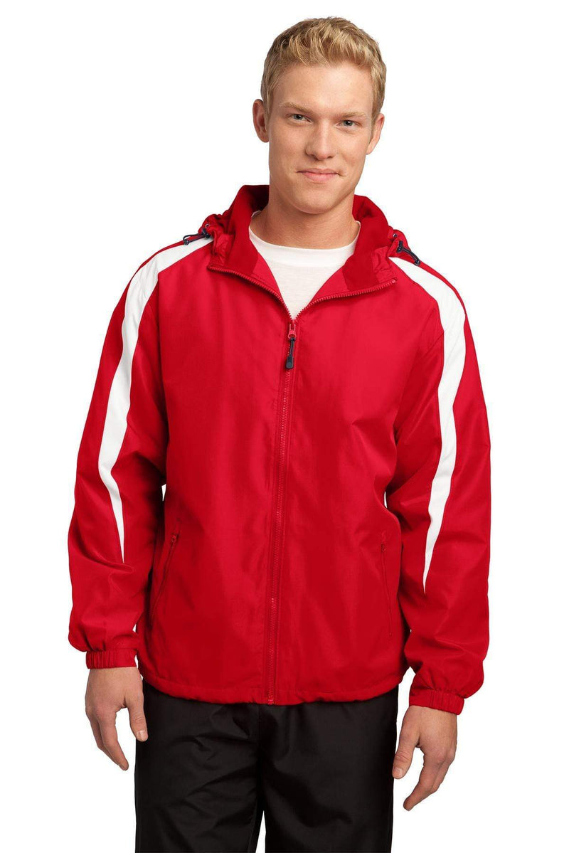 Outerwear Sport-Tek Colorblock Fleece Lined Jacket JST817665 Sport-Tek
