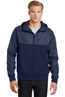 Outerwear Sport-Tek Embossed Hybrid Full-Zip Hooded Jacket. JST50 Sport-Tek