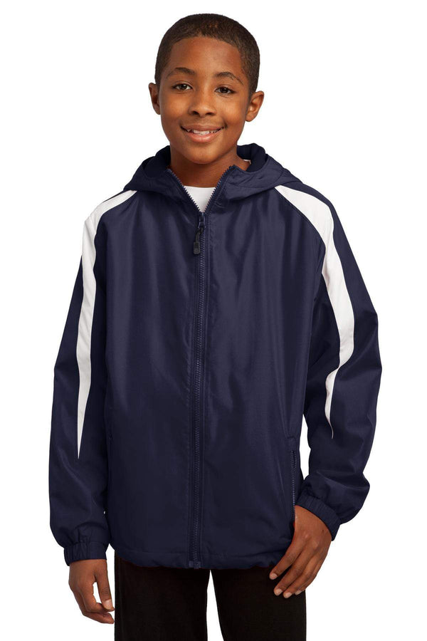 Outerwear Sport-Tek Fleece Lined Toddler Jackets YST817835 Sport-Tek