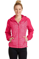 Outerwear Sport-Tek Heather Raglan Women's Hooded Jacket LST404672 Sport-Tek