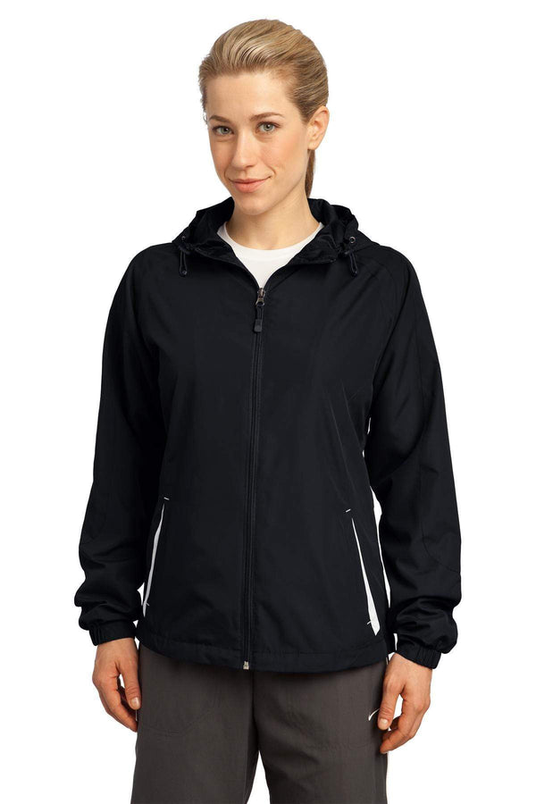 Outerwear Sport-Tek Hooded Raglan Jackets For Women LST767002 Sport-Tek