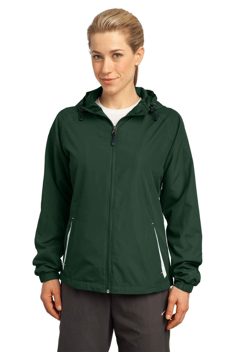 Outerwear Sport-Tek Hooded Raglan Jackets For Women LST767054 Sport-Tek