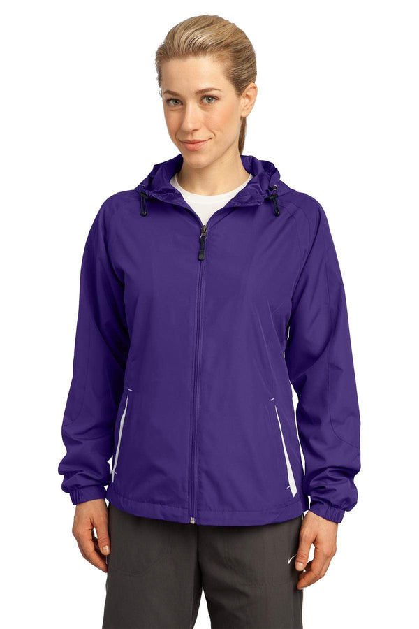 Outerwear Sport-Tek Hooded Raglan Jackets For Women LST767173 Sport-Tek