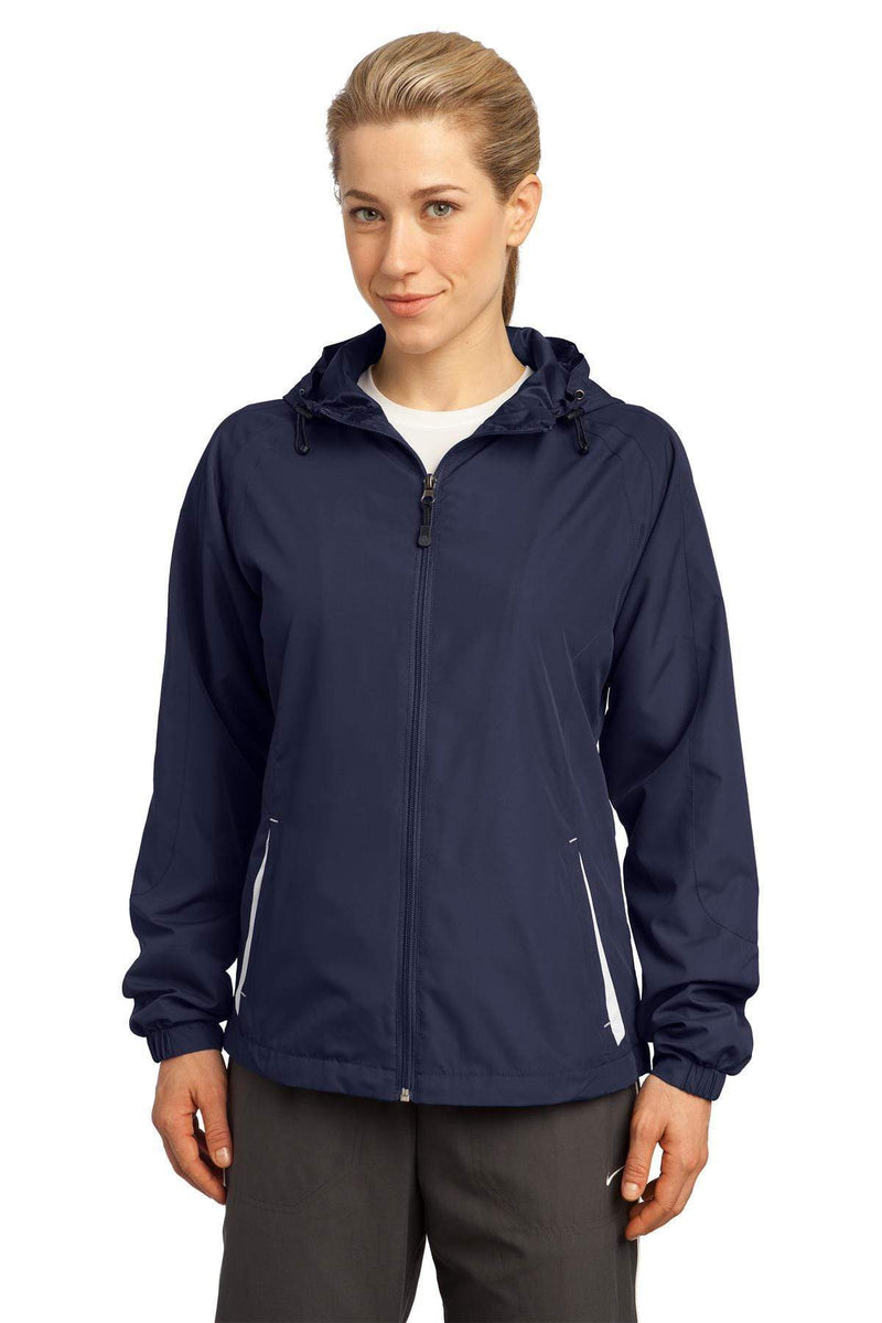 Outerwear Sport-Tek Hooded Raglan Jackets For Women LST767213 Sport-Tek