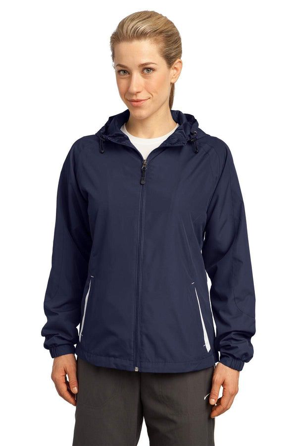 Outerwear Sport-Tek Hooded Raglan Jackets For Women LST767214 Sport-Tek