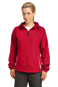 Outerwear Sport-Tek Hooded Raglan Jackets For Women LST767251 Sport-Tek