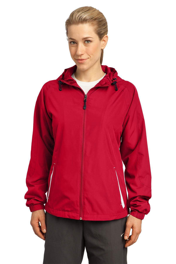 Outerwear Sport-Tek Hooded Raglan Jackets For Women LST767253 Sport-Tek