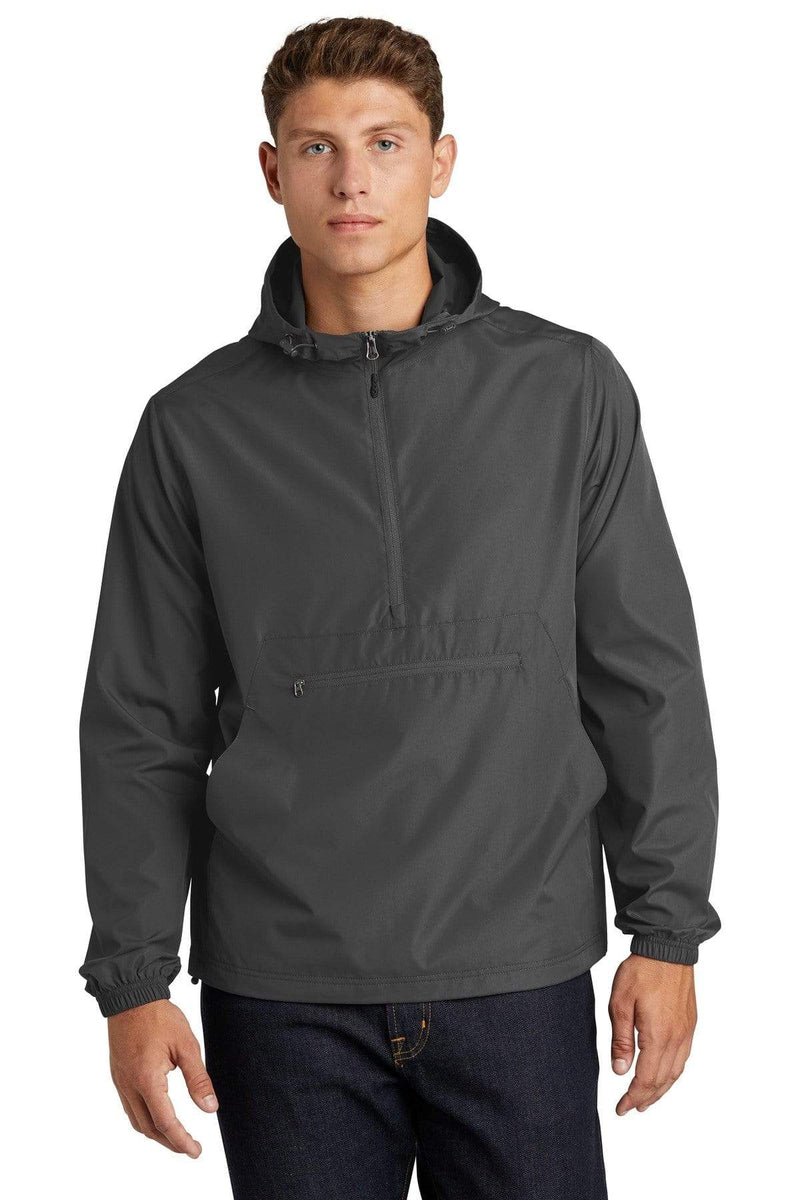 Outerwear Sport-Tek Packable Anorak Jacket JST6636013 Sport-Tek