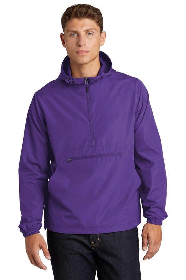 Outerwear Sport-Tek Packable Anorak Jacket JST6636091 Sport-Tek