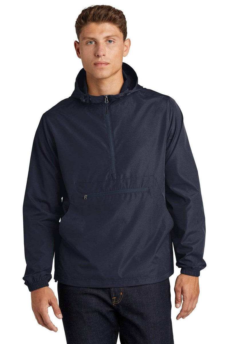 Outerwear Sport-Tek Packable Anorak Jacket JST6636132 Sport-Tek