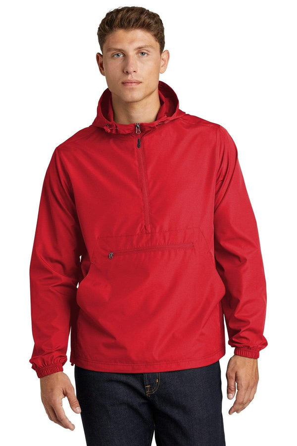 Outerwear Sport-Tek Packable Anorak Jacket JST6636172 Sport-Tek