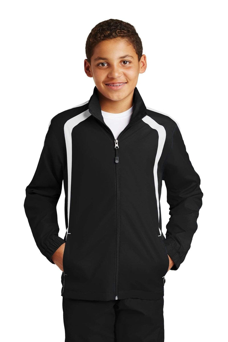 Outerwear Sport-Tek Raglan Boys Coats & Jackets YST601295 Sport-Tek