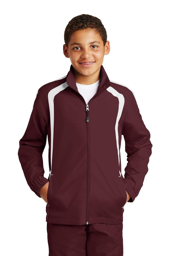 Outerwear Sport-Tek Raglan Boys Coats & Jackets YST601311 Sport-Tek