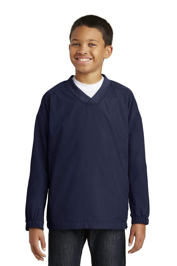 Outerwear Sport-Tek Raglan Boys Pullover Shirt YST726375 Sport-Tek