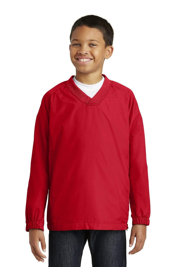 Outerwear Sport-Tek Raglan Boys Pullover Shirt YST726382 Sport-Tek