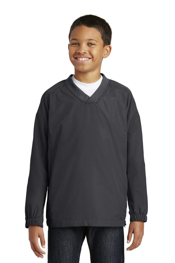 Outerwear Sport-Tek Raglan Boys Pullover Shirt YST728163 Sport-Tek