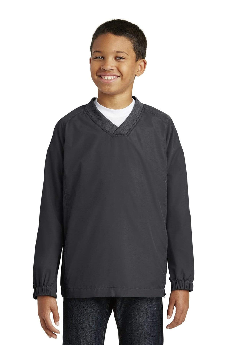 Outerwear Sport-Tek Raglan Boys Pullover Shirt YST728165 Sport-Tek