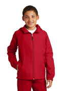 Outerwear Sport-Tek Raglan Girls Coats & Jackets YST737862 Sport-Tek