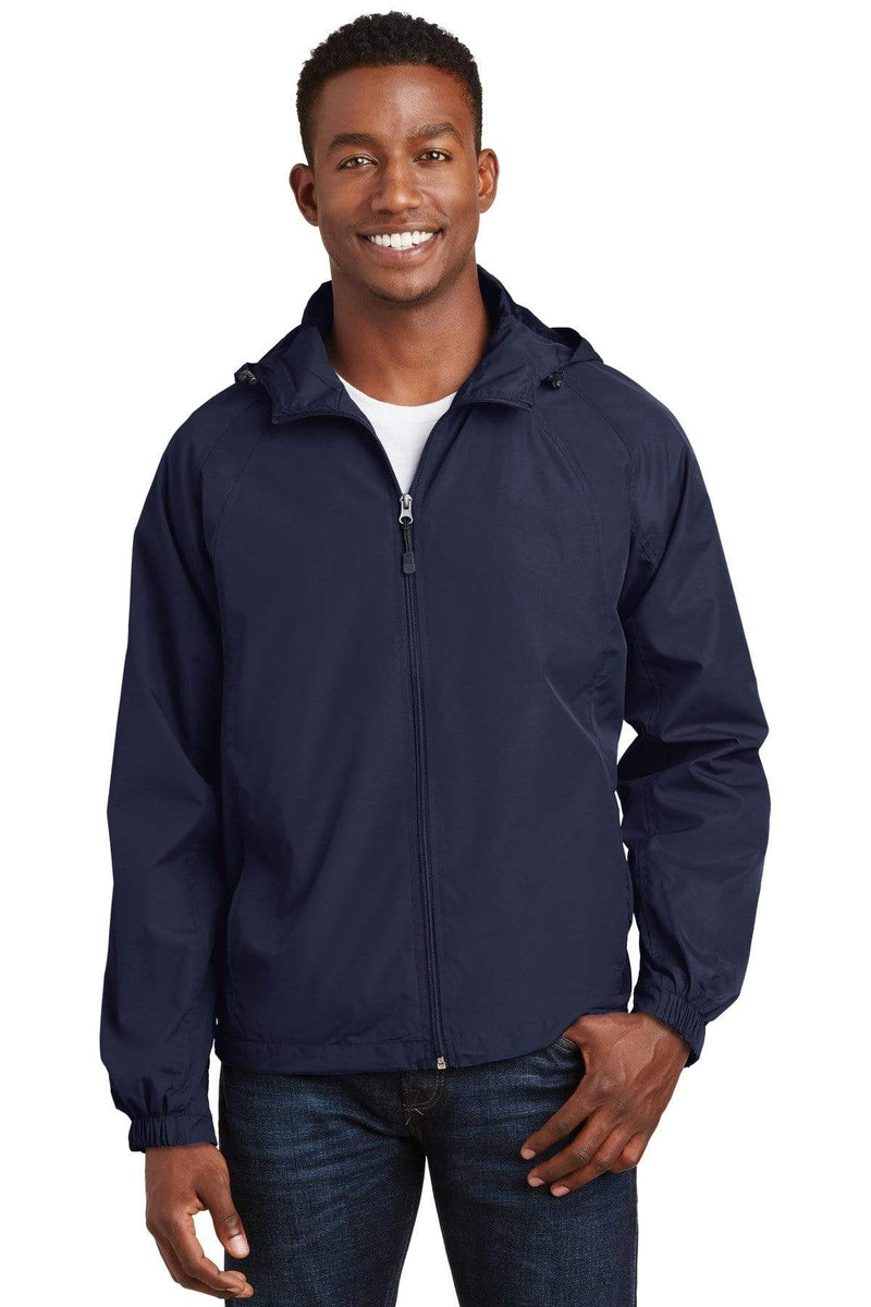 Outerwear Sport-Tek Raglan Men's Hooded Jacket JST737634 Sport-Tek