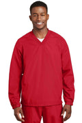 Outerwear Sport-Tek V-Neck Raglan Wind Shirt. JST72 Sport-Tek