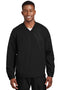 Outerwear Sport-Tek V-Neck Windbreaker Jacket Shirt JST725825 Sport-Tek