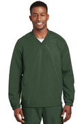 Outerwear Sport-Tek V-Neck Windbreaker Jacket Shirt JST725832 Sport-Tek