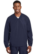 Outerwear Sport-Tek V-Neck Windbreaker Jacket Shirt JST726131 Sport-Tek