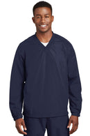 Outerwear Sport-Tek V-Neck Windbreaker Jacket Shirt JST726141 Sport-Tek